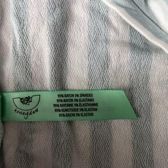 Honeydew Intimates Womens Sun Lover‎ Lounge Set XS Chilled Stripes French Terry - Picture 8 of 15